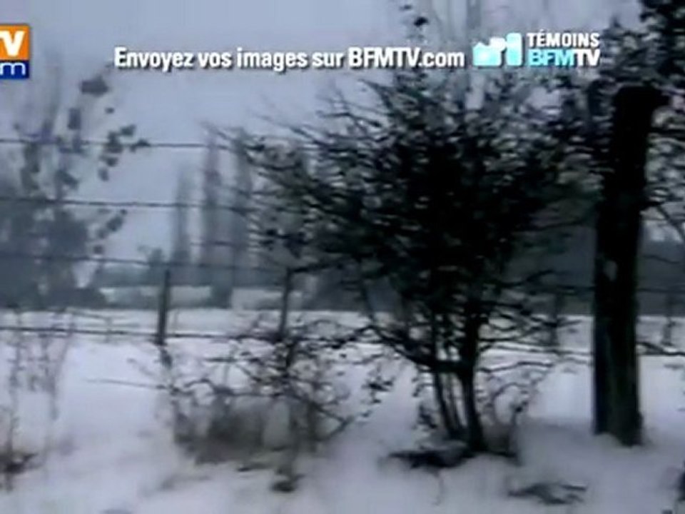 La France sous la neige par les témoins BFMTV