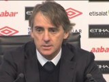 Mancini no quiere oír hablar del United