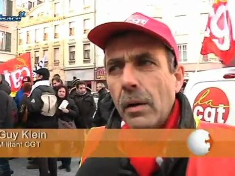 Fessenheim: les salariés manifestent contre Hollande