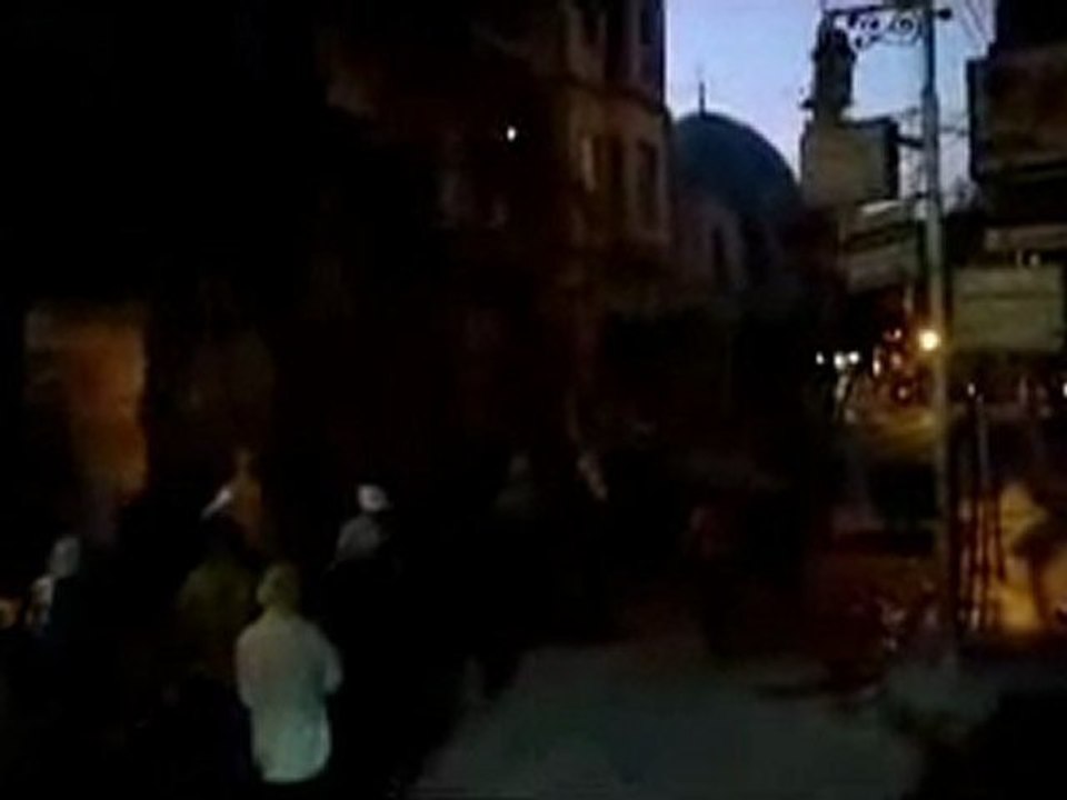 فري برس   ريف دمشق مظاهرة احرار التل بعد الفجر  نصرة الاهل حمص4 2 2012 ج3