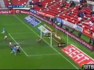 أهداف مباراة سبورتينج خيخون و أوساسونا1-1