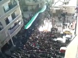 فري برس   ريف دمشق داريا   زفاف مهيب للشهداء قبل هجوم الشبيحة 4 2 2012 ج3