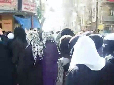 فري برس ريف دمشق حرائر التل لبيك لبيك لبيك يا الله 4 2 2012