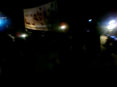 فري برس حلب حيان مظاهرة مسائية 4 2 2012