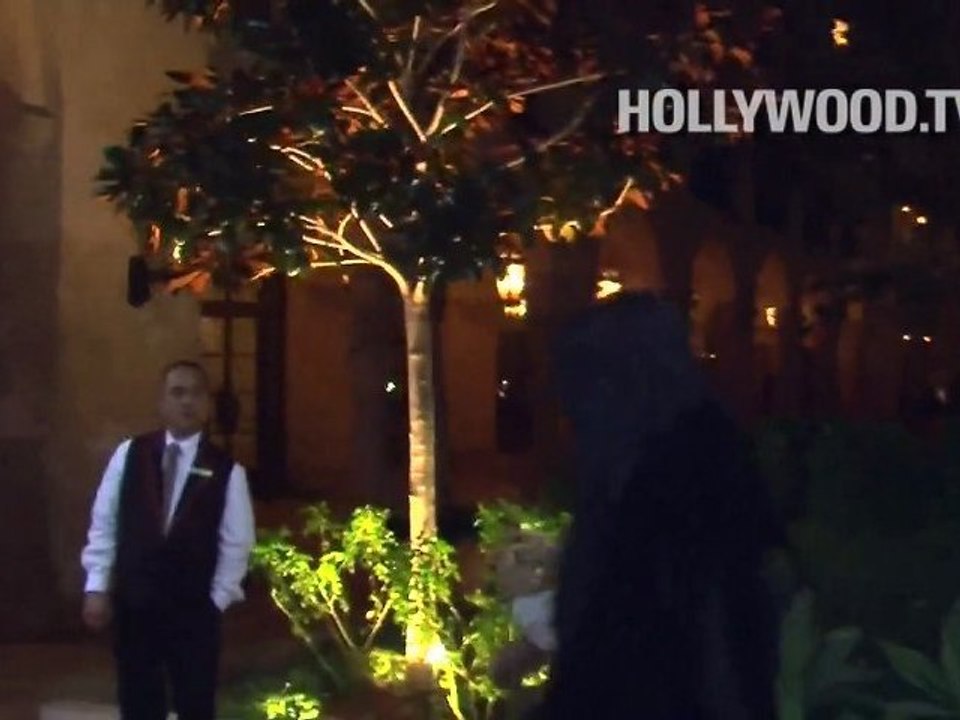 Nicole Scherzinger and Lewis Hamilton dine at Mastros Steakhouse