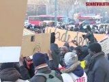 Manifestation  de la diaspora sénégalaise contre Wade