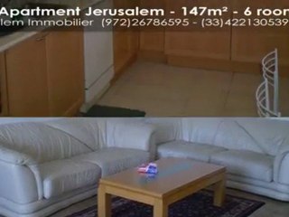 470 A vendre grand 6 pièces  avec vue panoramique a Katamon