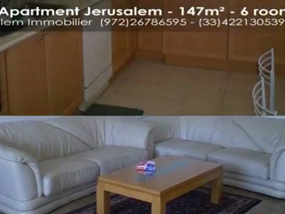 470 A vendre grand 6 pièces  avec vue panoramique a Katamon