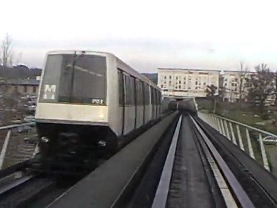 VAL206 :  Voyage entre les stations Roseraie et Balma Gramont sur la ligne A du métro de Toulouse