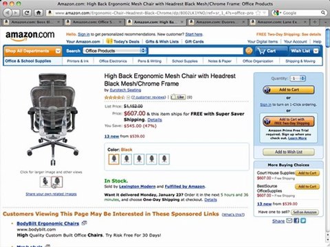 High Back Ergonomic Mesh Chair Review