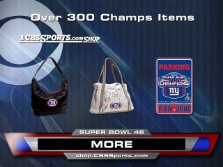 New York Giants Super Bowl 46 Championship Gear