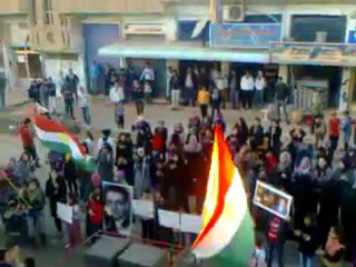 فري برس   مظاهرة الحرائر في قامشلو الاحد 5 2 2012