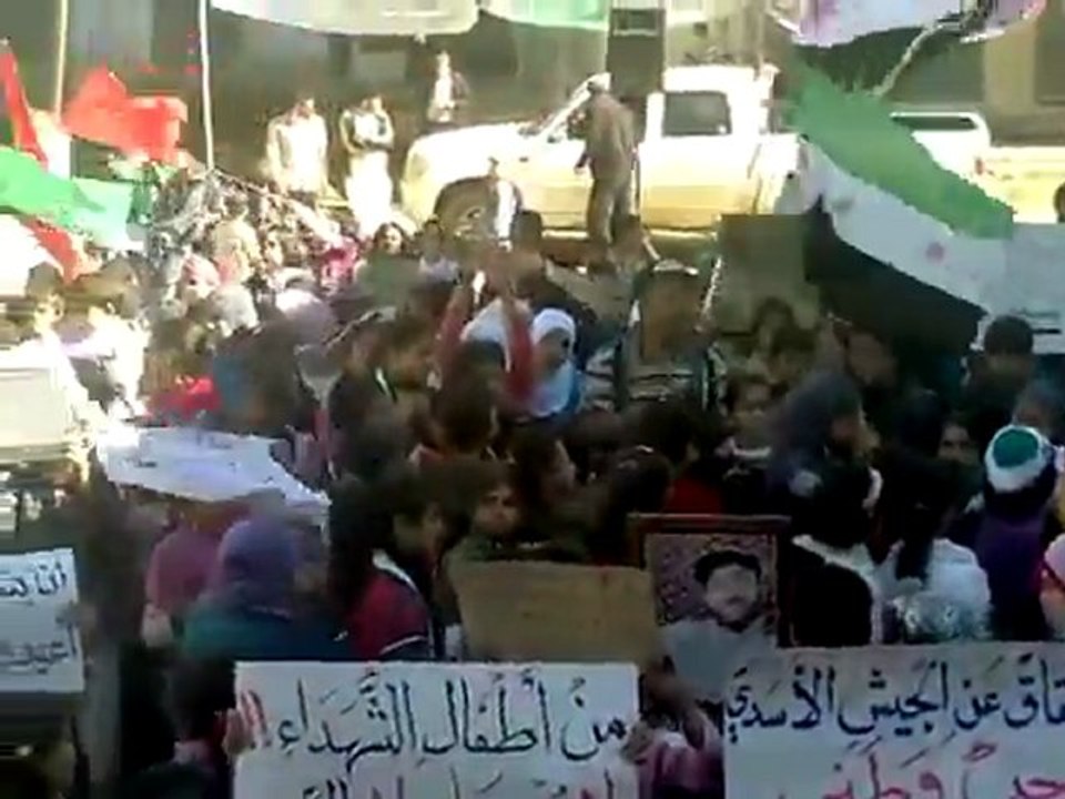 فري برس   درعا مهد الثورة  مدينة الحراك 5 2 2012