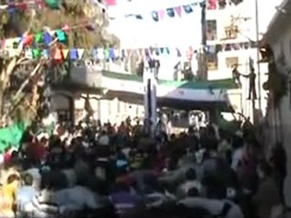 فري برس   حمص تحت المأذنتين مظاههرة ردا على الفيتو الروسي 5 2 2012