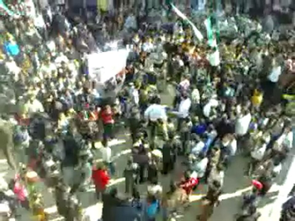 فري برس   حماة   اللطامنة   مظاهرة صباحية حاشدة 5 2 2012