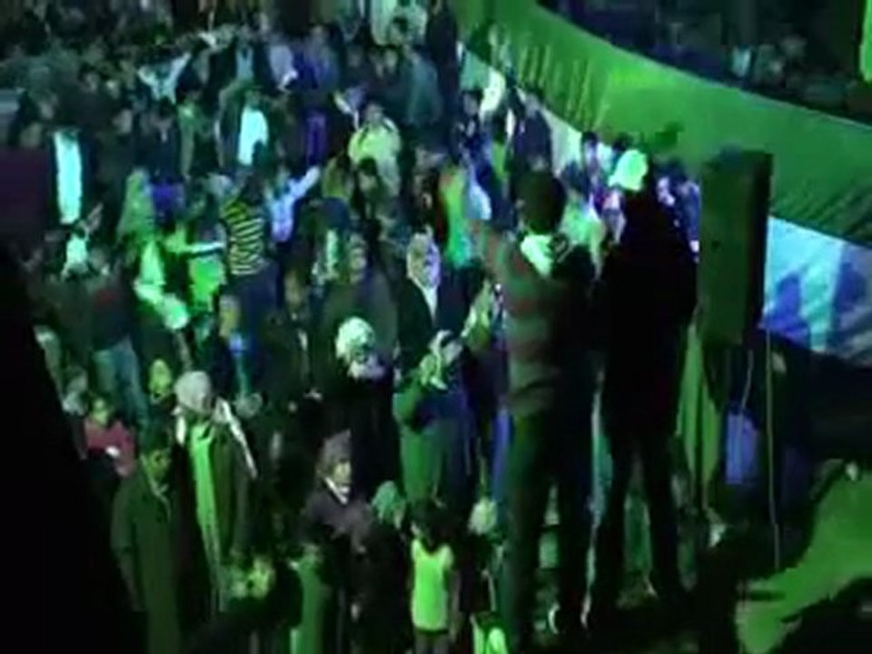 فري برس   حانن للحرية حانن في مظاهرة حمص حي الربيع العربي 4 2 2012