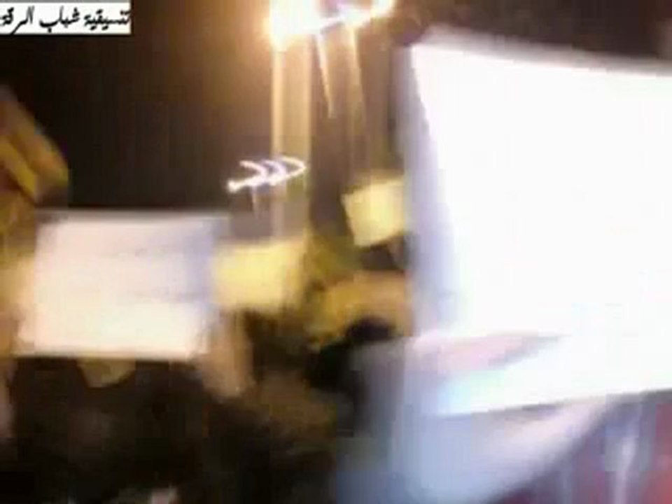 فري برس   الرقة  المشلب مظاهرة فور ورود انباء مجزرة حمص 4 2 2012