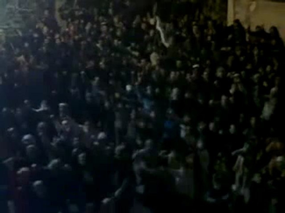 فري برس   الحفة   الجامع الجنوبي   مظاهرة مسائية  قسم الثوار 5 2 2012