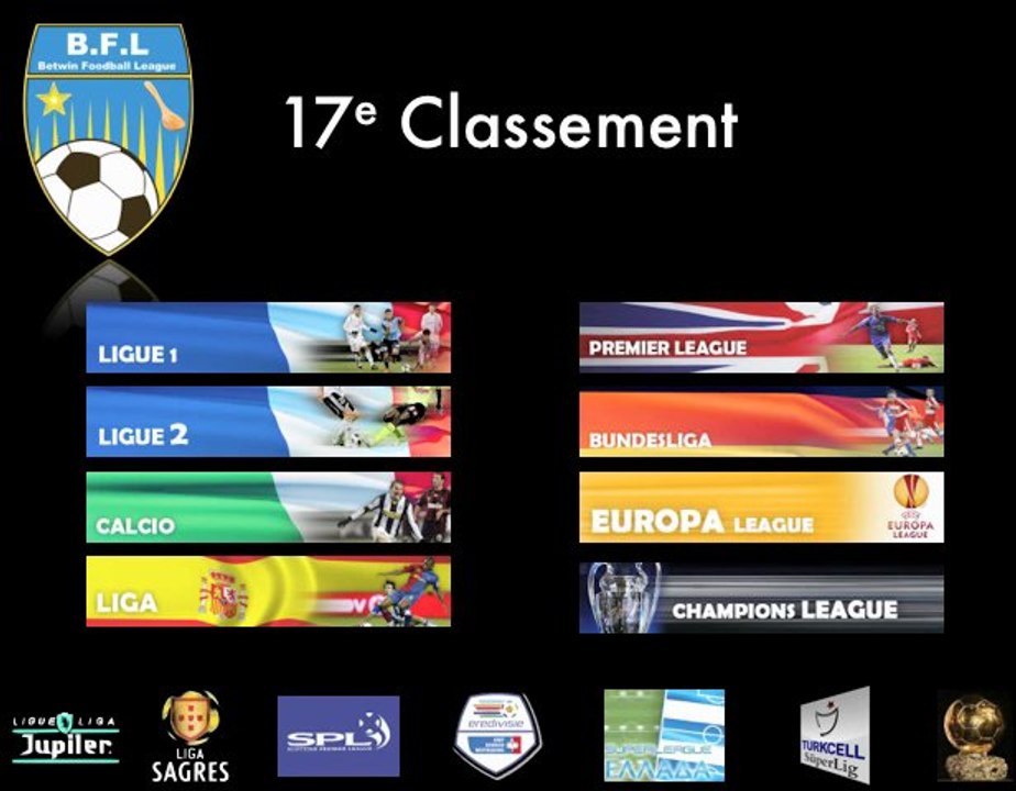 B.F.L. Classement n°17-2012