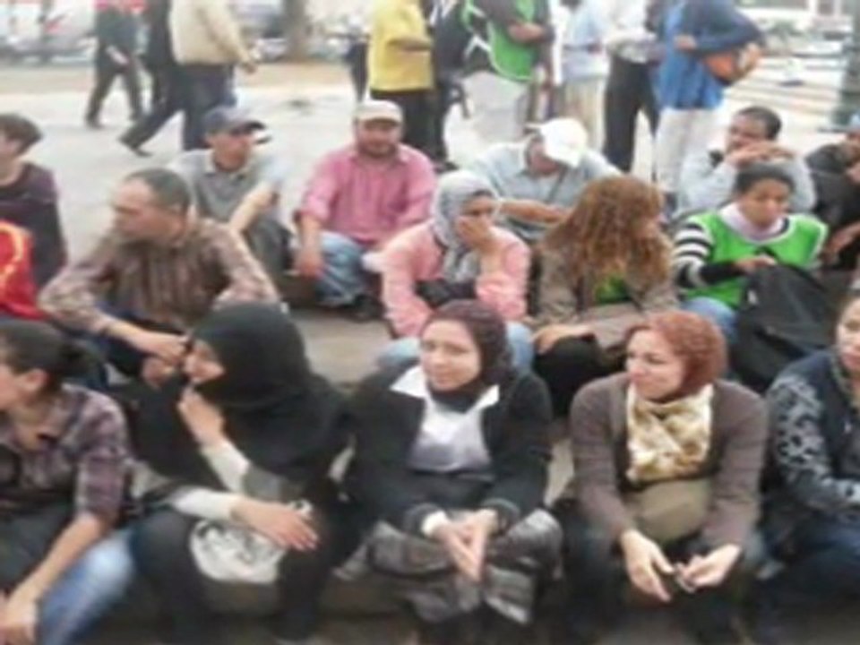 بعض المحطات النضالية للمجموعة الوطنية للمجازين المعطلين خلال عام 2011