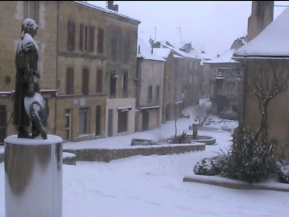 Dimanche 6 février : Bergerac sous la neige