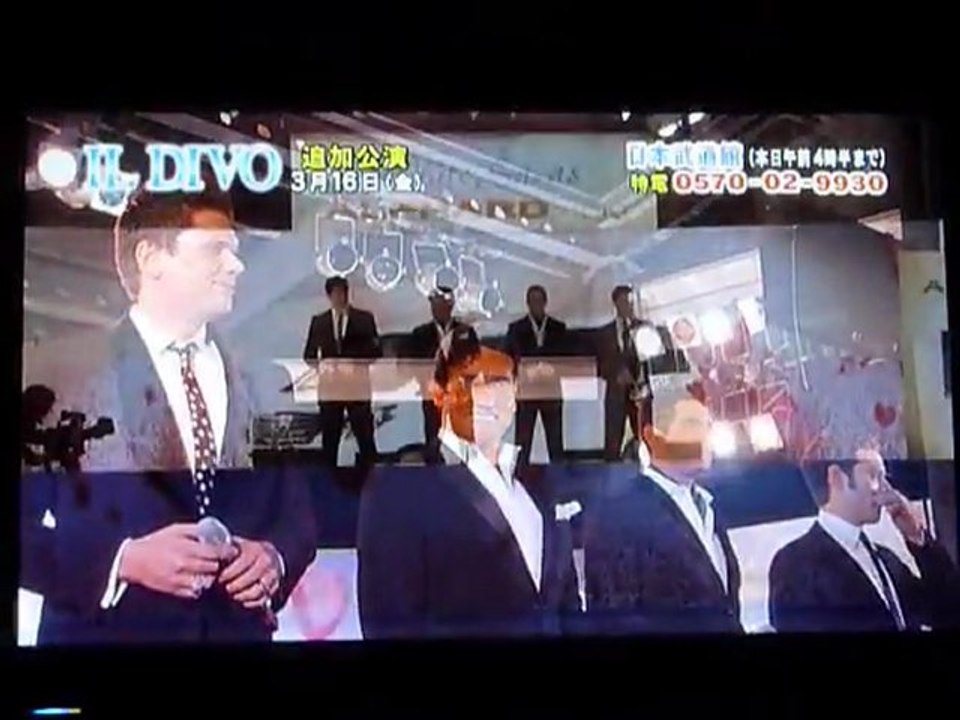 IL DIVO JapanTV 2012.2.6