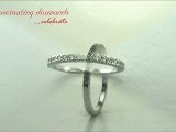 Round Cut Petite Diamond Anniversary Band W Round Cut Side Diamonds In Pave Setting