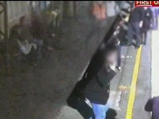 Pram with a baby inside rolls onto train tracks in Melbourne