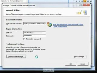 Text Message From Microsoft Outlook 2007 - Quick Activation