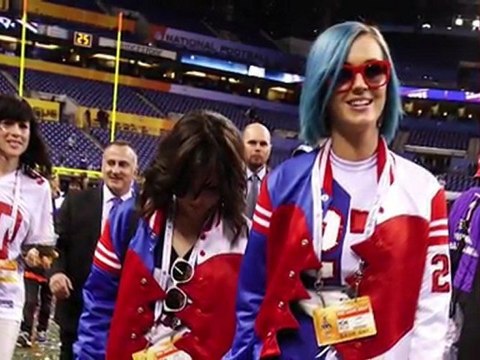 Katy Perry Looks Like a Super Bowl Barbie