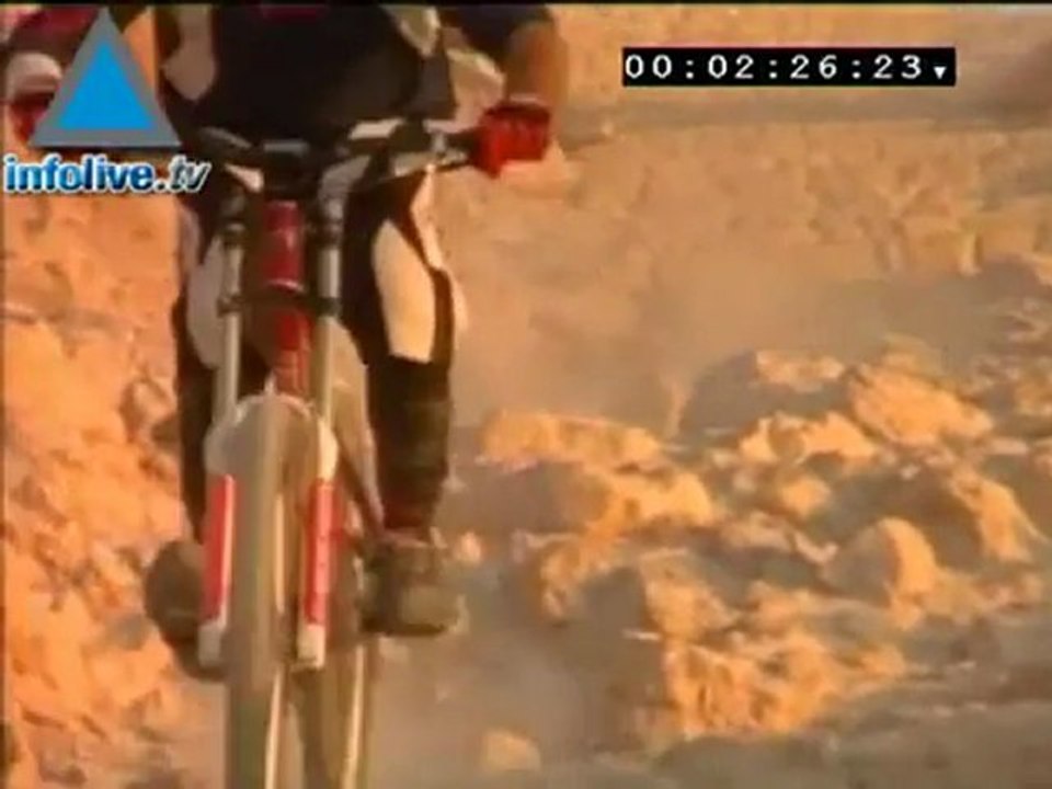 Deporte extremo: Masada en Bicicleta