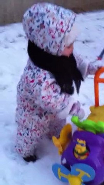Louisa dans la neige