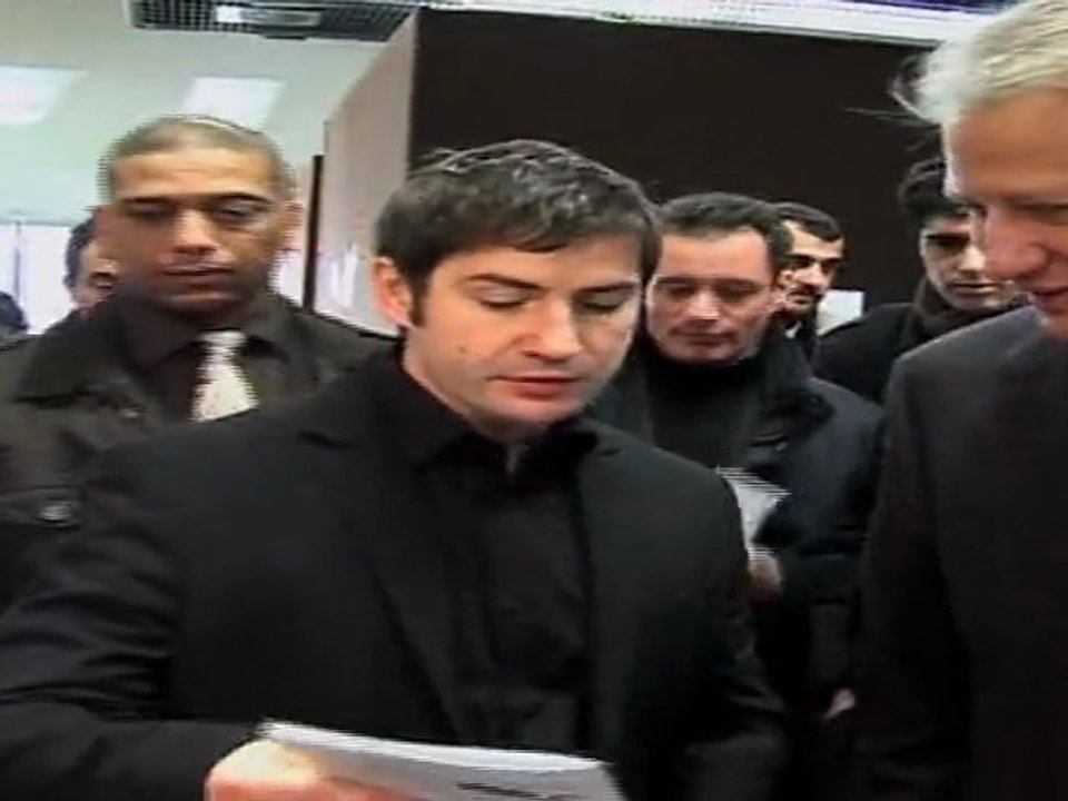 Dominique de Villepin agressé par un auto-entrepreneur février 2012