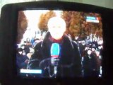 Le reportage la Russie 1 sur le piquet, la procession et le meeting à Briansk