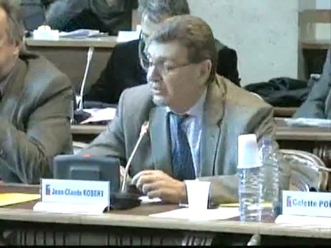 Jean-Claude ROBERT. Plan de déplacement urbain. Session du 3 février 2012. Conseil général de la Côte-d'Or(PDU 7)