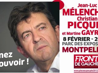 Meeting Front de Gauche de Montpellier