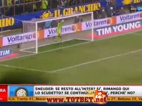 Интер - Лацио (2-1) 22.01.2012