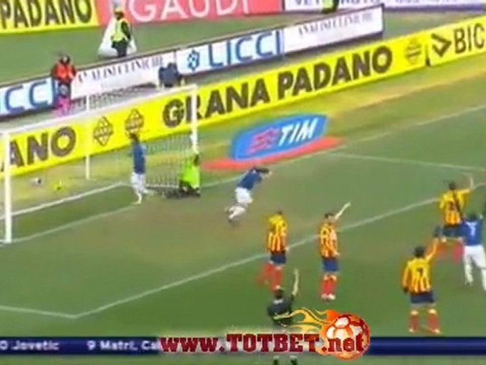 Лечче - Интер (1-0) 29.01.2012