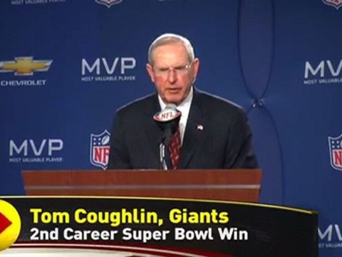 Super Bowl XLVI: Manning, Coughlin React