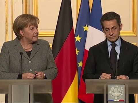 Angela Merkel : Je soutiens Nicolas Sarkozy sur tous les plans'