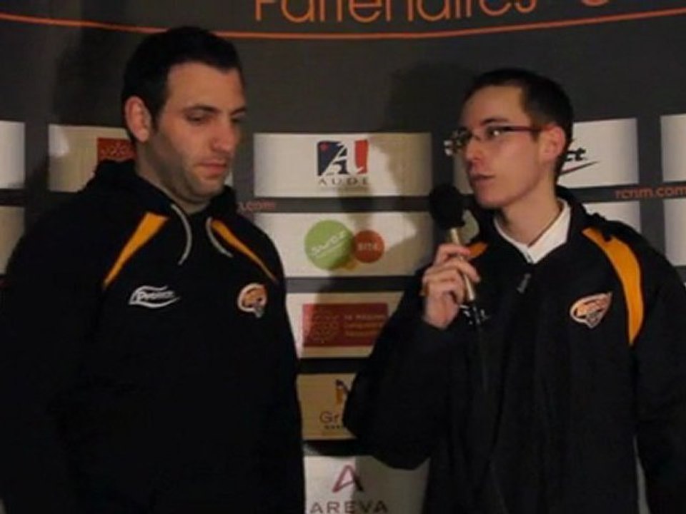 Interview de Sebastien Regy, après la rencontre RCNM-Périgueux