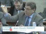 Jean-Claude ROBERT. Discussion générale. Session du 3 février 2012 du Conseil général de la Côte-d'Or (dg 5)