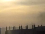 فري برس   حمص اصوات قصف الصواريخ على باباعمرو مع الدخان 6 2 2012