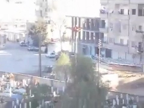 فري برس معضمية الشام إطلاق نار كثيف أثتاء تشييع الشهيد محمود رجب 02 02 2012