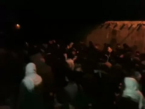 فري برس مظاهرة تشييع الشهيد محمود الحلبي دمشق جوبر 5 2 2012 ج1