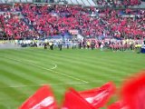 LOSC-OL Stade de France 1/03/2008 entrée des équipes