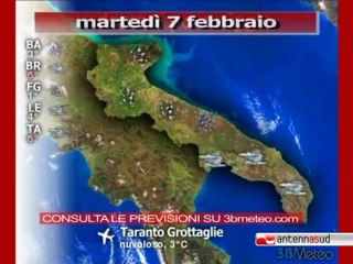 Previsioni del tempo, martedì 7 febbraio