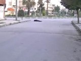 فري برس   حمص الانشاءات   شهيد لا احد يستطيع سحبه هاام 6 2 2012