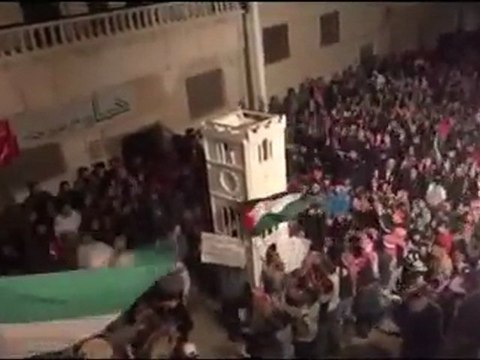 فري برس حماه حي طريق حلب مسائية الثوار في عيد المولد النبوي 5 2 2012