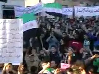 فري برس   حماة   كفرزيتا   مظاهرة حاشدة نصرة لبابا عمرو 5 2 2012